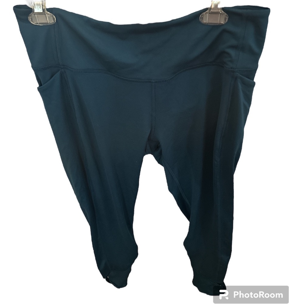 NWOT all in motion teal leggings full length size large really soft